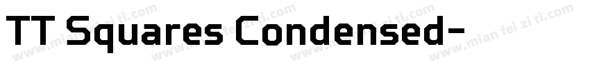 TT Squares Condensed字体转换